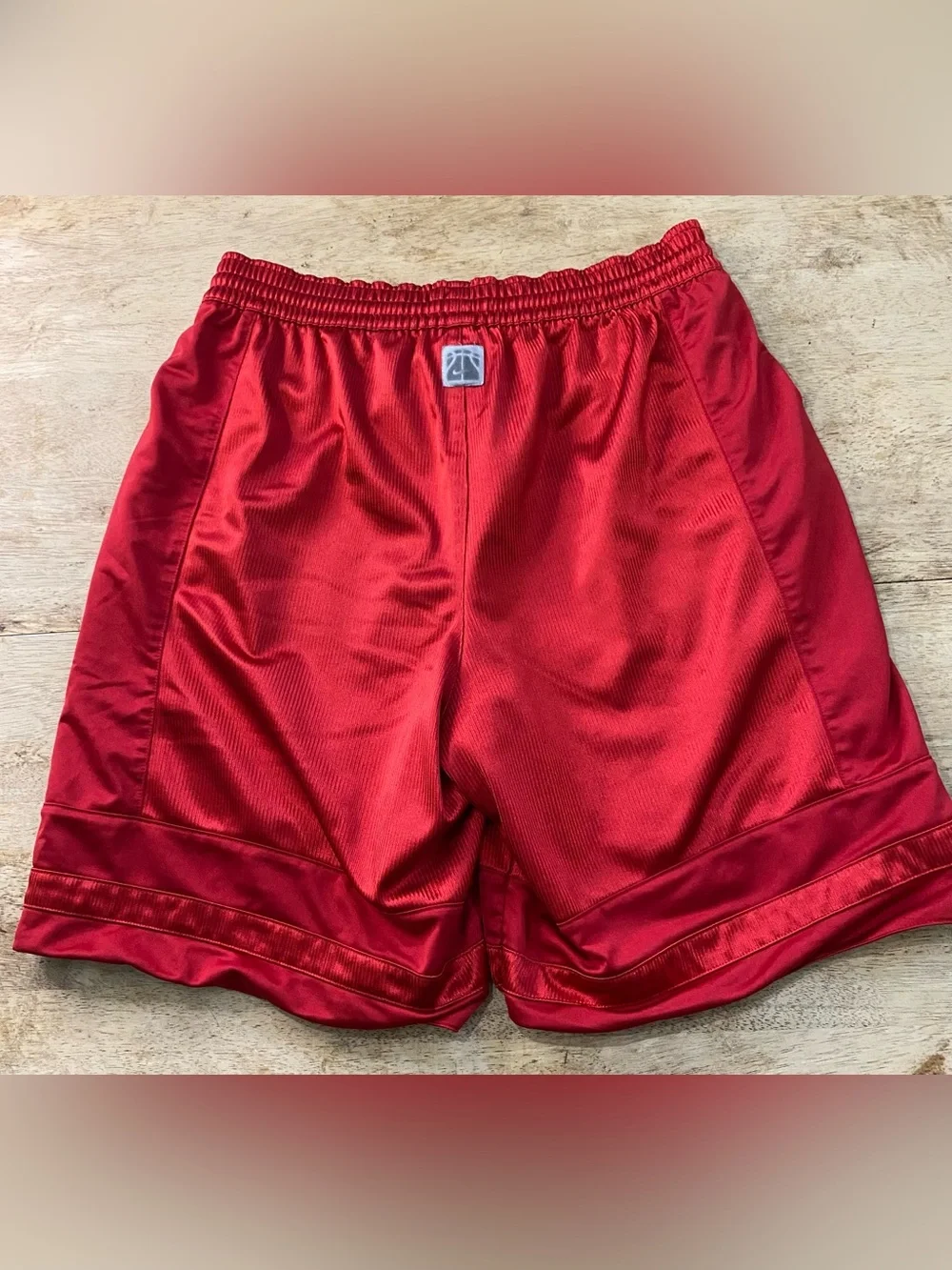 Vintage Y2K Nike Men’s Sz M Red Dazzle Baggy Basketball Shorts